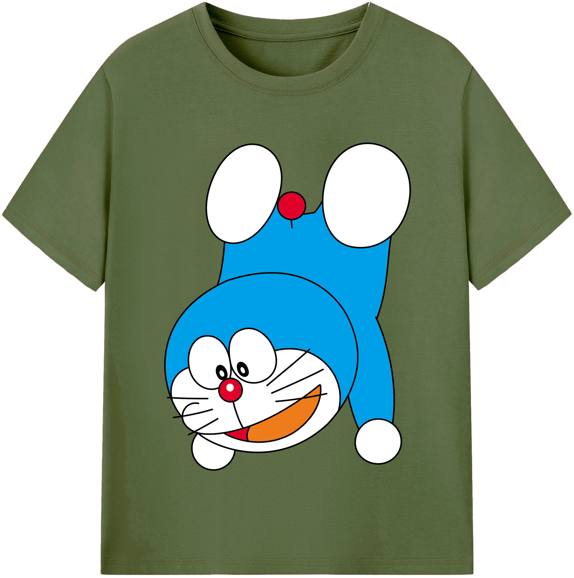 （画像用） ドラえもん Doraemon 綿100％半袖Tシャツ（フロントプリント）
